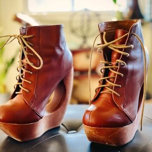 Jeffrey Campbell " Roxie " Platform booties